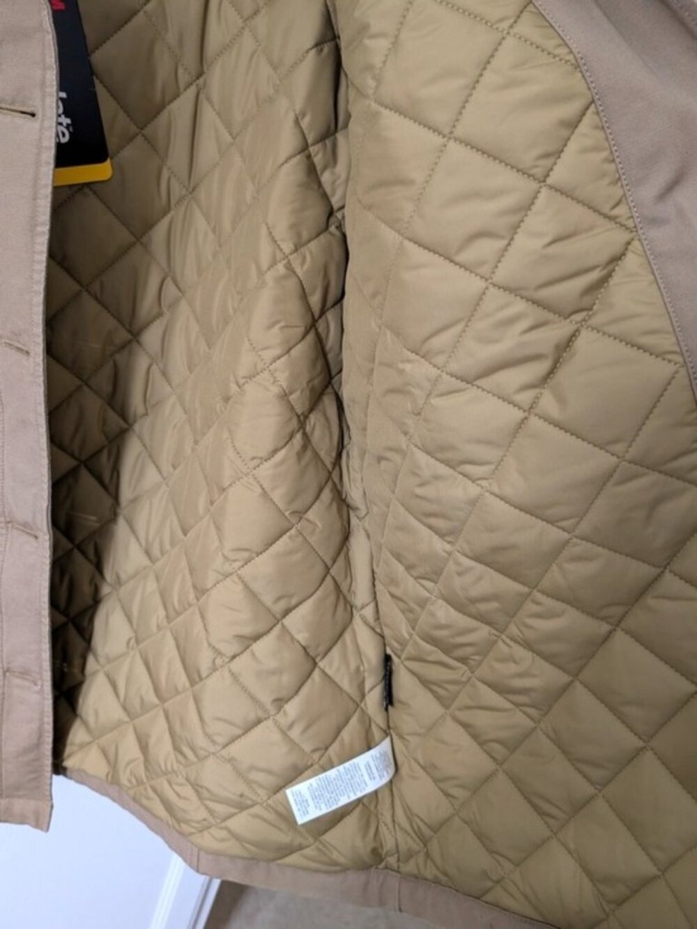 L.L. Bean Women's Adirondack Barn Coat Tan Size L - Picture 7 of 9